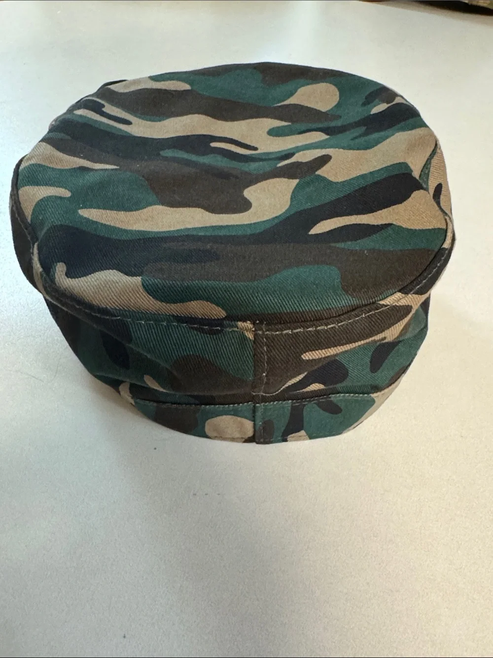 KBETHOS Camo Patchwork Cap in Green/Tan/Black